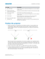 Page 24   Installation and Setup
Mirage 4K35 User Manual24
020-101377-03 Rev. 1 (07-2015)
Position the projector
1. Position the projector at an appropriate th row distance (projector-to-screen distance) and 
vertical position. Ideally, center the projector  with the screen. If space is limited, aim the 
projector slightly off-center. This increases side keystoning, but reduces the horizontal lens 
offset required.
Keep the projector lens as perpendicular to the  screen as possible, even if significantly above...