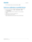 Page 61   Operation
Mirage 4K35 User Manual61
020-101377-03 Rev. 1 (07-2015)
7. To turn off warping, blending, or black level blending, tap  Off.
Send error notifications to specified devices
If an error occurs on the projector, notifications can be sent to three different devices.
1. On the touch panel controller, tap  Menu > Communications >  SNMP.
2. Tap  Trap IP Address 1 .
3. For the device you want to send error notifications to, enter the IP address.
4. Tap  OK.
5. To add a second or third device, repeat...