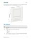 Page 63   Menus
Mirage 4K35 User Manual63
020-101377-03 Rev. 1 (07-2015)
For remote applications, the TPC can be dismounted  from the projector and used with the optional 
cable to allow projector control from a maximum distance of 100 ft (30 m).
Tab structure
The touch panel controller (TPC) windows are structured  across a series of six tabs on the top of the 
display:
TabDescription
Home Quickly add and select channels,  display test patterns, activate the shutter and control the projector 
power.
Menu...