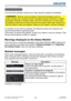 Page 11511 4LWU701i/LW751i/LX801i/LWU601i/LW651i
User's Manual - Operating Guide020-000786-02
LIT MAN USR D2
Troubleshooting
Troubleshooting
If an abnormal operation should occur, stop using the projector immediately.
If a problem occurs with the projector, the following checks and measures are 
recommended before requesting repair. 
If this does not resolve the problem, contact your dealer or service company. They  
tell you what warranty condition is applied.
►Never use the projector if abnormal operations...