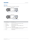 Page 12   Introduction
HS Series User Manual12
020-000883-01 Rev. 1 (04-2016)
Left view
Identify the main components on the left side of the projector.
IDPart NameDescription
1 Built-in keypad Controls the projector.
2 AC input Connects to the supplied power adapter (200 to 240V~).
3 Power button Powers the projector on or off.
4 Kensington lock Secures the projector to counter tops, tables, and so on.
5 Fuse FUSE T15A/250V~.
6 Cooling air vents (intake) Provides cooling to the pr ojector. Keep these vents...