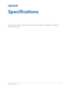 Page 72HS Series User Manual72
020-000883-01 Rev. 1 (04-2016)
Specifications
Learn about the product specifications. Due to continuing research, specifications are subject to
change without notice. 