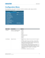 Page 36   Operation
GS Series User Manual36
020-001044-02 Rev. 1 (07-2016)
Configuration Menu
The Configuration menu sets the language, proj ection orientation, power usage, and other 
preferences for the projector.
Menu itemDescriptionOptions
Language Selects an available language  for the on-screen display. • English
• French
• German
• Italian
• Spanish
• Chinese (Simplified)
• Japanese
• Korean
• Russian
Lens Settings Adjusts the lens. • Focus and Zoom—Adjusts the focus and zoom the image in 
or out.
• Lens...