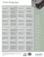 Page 6Christie Mirage Series
Specifications
B R I G H T N E S S•5500 ANSI @ 120 VAC, 6500 ANSI 
@ 208 VAC (± 10%)
•90% brightness uniformity
L A M P•1.0kW CERMAX®Xenon pre-aligned
lamp module
•1500 hours (typical) lifetime•LiteLOC™ light output control
P O W E R•100 VAC – 240 VAC (± 10%) 
@ 50/60 Hz
•Power consumption: 1000 W max.•Thermal dissipation: 5460 BTU/hr•Operating current: 12A @ 100V, 
8A @ 200V
D I M E N S I O N S  
( E X C L U D I N G   L E N S )
•Weight: 72 lb (32.1 kg)•Shipping weight: 115 lb (52...