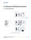 Page 123RPMX/RPMSP-D132U & RPMSP-D180U User ManualB-1020-100245-03 Rev. 1 (11/10)
B Dimensions & Mounting Information
B.1 Horizontal Configuration
FIGURE B-1 HORIZONTAL CONFIGURATION 