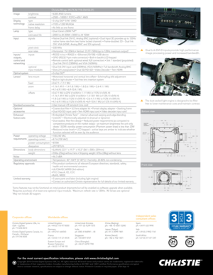 Page 2Bottom view
Front view
36.221.43212.72 8.37
194.507.66
414.00 16.30
145.50 5.7336.501.44
173.75 6.84
40.501.59
358.00 14.09
258.50 10.18
43.51.71
HOLES MARKED D  RIGGING POINTS
6X M8X1.2516
M8x1.25  18
SAFE
TY POINT
99.53 .92
177.77 .00
D
D D
D
D
D
124 4.90
25810.16249 9.80
26.71 .05
50119.73
28511.23447.5 17.62DIMENSION   A
36.22 1.43212.72 8.37
194.507.66
414.00 16.30
145.50 5.7336.501.44
173.75 6.84
40.501.59
358.00 14.09
258.50 10.18
43.51.71
HOLES MARKED D  RIGGING POINTS
6X M8X1.2516
M8x1.25  18...