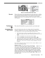 Page 50OPERATION
Roadie S12/X10 User’s Manual3-15
Figure 3.5. Accessing General Help Topics
Whenever the projector is not at presentation level, such as when there is a slidebar,
menu, message or test pattern displayed, you have limited time in which to make a
keypad entry before the projector returns to presentation level and the graphic
disappears. These time-outs vary depending on the current display, as shown in the
following chart:
TIME-OUTS
Slidebar (from pres.) 5 seconds
Slidebar (from menu) 15 minutes...