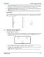 Page 37Section 2: Installation and Setup
M Series User Manual2-17020-100009-07 Rev. 1 (07-2012)
4.Center the image on the screen: If the projector is mounted off center to the screen axis, then offset the 
lens as much as required. Aim the projector over slightly towards the center of the screen, but use caution 
when doing so, as too much tilt will cause excessive keystone distortion. Lens offset will not. 
5.Verify side-to-side leveling: With the framing pattern on screen, double-check projector leveling so...