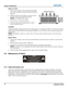 Page 1265-2M Series User Manual020-100009-07 Rev. 1 (07-2012)
Section 5: Maintenance
Replace Air Filter:
1. Unscrew the 2 captive screws at the top of each filter 
door. Allow the door to rest down and away from the 
projector.
2. Slide the air filter out and replace, vacuum or wash 
the filter. Wash using mild soap and water. 
NOTE: Dry the filter before using.
3. Insert the new or cleaned air filter(s). 
4. Secure the filter door by tightening the 2 captive 
screws loosened in Step 1.
Fog Filter
Fog filters...