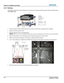 Page 342-14M Series User Manual020-100009-07 Rev. 1 (07-2012)
Section 2: Installation and Setup
2.4.3 Stacking
The M Series projectors can be stacked up to a maximum of 3 projectors high using the Christie stacking frame 
(118-100107-XX). 
1. Turn the projector OFF and disconnect the AC power cord after the cooling fans have stopped.
2. Make sure the base plate is flat.
3. Place the projector into the stacking frame. 
NOTE: There are two ways of placing the projector into the stacking frame: from the top or...