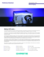 Page 1Preliminary Datasheet
Making ‘LIVE’ easier…
The Roadster S4 represents an evolution in projection technology. The S4 projector is purpose-built for rental staging applications
and packs a wealth of practical features into a rugged and durable chassis Ð designed to make your ÔliveÕ easier.
At the heart of the S4 lies the very latest Digital Light ProcessingÔ technology, a 3-chip DMD set with true SXGA resolution 
combines with a highly efficient 700W Xenon CERMAX
¨illumination system to deliver the...