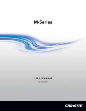 Page 1M-Series
USER MANUAL
020-100009-01 