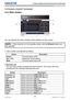 Page 4543Network Guide020-000475-02 Rev. 1 (06-2012)
LX501/LX601i/LW401/LW551i/LWU421/LWU501i
3. Web Control
3.2 Crestron e-Control® (continued)
3.2.1 Main window
You can operate the basic controls of the projector on this screen.
• If the projector is in the standby mode, only the  [Power] button can 
be operated. NOTE
1 Click a button and operate as follows.
Button Description
Power Turns the power on/off.
Vol -/ Vol + Adjusts the volume setting.
Mute Turns the audio mute on/off.
2  Sources List 
You can...