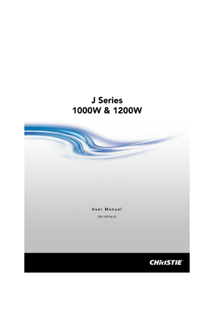 Page 1J Series
1000W & 1200W
User Manual
020-100706-02 