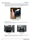 Page 162-2Mirage M Series User Manual020-100575-02  Rev. 1  (11-2010)
Section 2: Installation and Setup
2. Align the lens interface plate with the lens mount. Align the lens electrical connector with the mating 
connector on the lens mount. Fully insert the assembly straight into the lens mount opening without 
turning. Press using your hand as shown in Figure 2-2 Lens Placement. 
NOTE: When installing the lens, 
ensure that the lens is not inserted at an angle, as this can cause damage.
3. Remove the front...