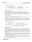 Page 37Section 2: Installation and Setup
Mirage M Series User Manual2-23020-100575-02  Rev. 1   (11-2010)
 
Video Decoder Input Card
This card accepts and decodes standard definition (SD) video. This includes CVBS (composite video), S-
Video, and component sources. This card supports as many as 6 video signals, four of them on BNC 
connectors and two on 4-pin mini-DIN connectors. Each mini-DIN connector accepts 1 S-Video signal. The 
first BNC accepts composite video (only), while the remaining three BNC’s can...