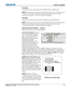 Page 53 Section 3: Operation 
Mirage S+/HD/WU, Matrix S+/HD/WU, Christie HD/DS+/DW, DLV User Manual  3-23 020-100001-07 Rev. 1 (11-2009) 
H-Position 
This option moves the image right or left within the area of available pixels. 
NOTE: The value shown represents where the approximate center of the image lies in 
relation to the total number of pixels available horizontally. This varies widely 
according to the signal—watches the image while adjusting. 
V-Position 
This option moves the image up or down within...