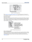 Page 883-22Roadie HD+35K User Manual020-100340-02 Rev. 1   (01-2010)
Section 3: Operation
 Figure 3-13  Size and Position Menu
Refer to Section 3.5.5 Using Slidebars and Other Controls if you need help using any of the options and 
controls. Changes made in the 
Size and Position menu are applied immediately and are saved when you exit 
the menu (press 
EXIT or MENU).
Resize Presets Option
Select the Resize Presets option from the Size and Position menu. This option quickly displays an image in its 
native...