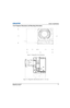 Page 135Section 7: Specifications
Mirage WU-L User Manual7-5020-100774-01 Rev. 2 (4-2012)
7.3.4 Projector Dimensions and Mounting Information
 Figure 7-1  Mirage WU-L Front Dimensions
 Figure 7-2   Mirage WU-L Side Dimensions with 1.2 - 1.6:1 Lens
192 274
276
468287 