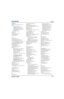 Page 236Contents
Mirage WU-L User ManualIndex-1020-100774-01 Rev. 2 (4-2012)
Numerics
2D Keystone Cursor Offsets menu 3-36
3D
 3-61
3D Settings dialog
 3-64
configuration, active (fig.)
 3-63
configuration, passive (fig.)
 3-63
multiple display setup example
 3-66
requirements
 3-61
stereo sync cable
 3-62
3D mode
 3-65
3D state
 3-64
3D stereo sync delay
 3-65
3D sync input
 3-65
3D sync output
 3-65
A
accessories 7-8
active window size
 3-16
adaptive contrast, video options
 3-22
Advanced Diagnostics menu...