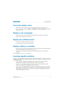 Page 69   Troubleshooting
D4K2560 User Manual69
020-101076-04 Rev. 1 (01-2015)
Inaccurate display colors
• Adjust the color, tint, color space, and co lor temperature settings of the input source. 
• On the touch panel controller, tap  Menu > Configuration > Color Correction  and verify the 
settings are correct.
Display is not rectangular
• Verify the projector is level and the lens  surface and screen are parallel to one another.
• Adjust the vertical offset of the lens mount.
Display has suddenly frozen
• If...