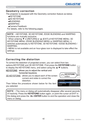 Page 4442DWU951/DHD951/DWX951/DXG1051 
Users Manual - Operating Guide020-000661-02 Rev. 1 (06-2014)
.(