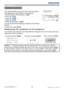 Page 30DWU951/DHD951/DWX951/DXG1051 
Users Manual - Operating Guide020-000661-02 Rev. 1 (06-2014)
Status Monitor
6WDWXV0RQLWRU
Displaying the condition of  the projector

WKDWGLVSOD\VWKHLQIRUPDWLRQLQWKHIROORZLQJ
HQWVWDWXV1RUPDO
:DUQLQJRU(UURUDVEHORZ
6WDWXV0RQLWRU
