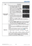 Page 90DWU951/DHD951/DWX951/DXG1051/ 
DWU851/DHD851/DWX851 Users Manual - Operating Guide020-000661-03 Rev. 1 (09-2014)
MENU PREFERENCES
Item Description
SOURCE NAME
(continued
7KHFXUUHQWQDPHZLOOEHGLVSOD\HGRQ
WKH¿UVWOLQH8VHWKHxz{yEXWWRQV
DQGWKHENTERRUINPUTEXWWRQWR
VHOHFWDQGHQWHUFKDUDFWHUV7RHUDVH
FKDUDFWHUDWRQHWLPHSUHVVWKHRESET
EXWWRQRUSUHVVWKH{DQGINPUTEXWWRQ
DWWKHVDPHWLPH$OVRLI\RXPRYHWKH
FXUVRUWR(/(7(RU$//&/($5RQ...