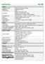 Page 2* Specifications subject to change without notice
Specifications  ML-369OpticalProjection systemBrightnessContrast ratioProjecttion lensLampFan Noise Throw distanceThrow ratioSignalScan rate Color systemVideo signals compatibilityPC signals compatibility Keystone correctionInputs / OutputsInput terminalsOutput terminalsMouse control portControl terminalsLAN (RJ45)GeneralDimensions (WxHxD)Net WeightPower requirementPower consumptionStandard AccessoriesResolution3LCD 0.63  with micro lenses 1.2X Zoom...