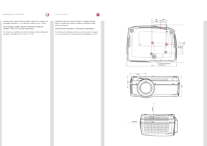 Page 4141
italianonorskMONTAGGIO A SOFFITTO TAKMONTASJE
300mm 
500mm 
Ceiling Mount Inter face
M6  Threads
384,9 
111,8 94,3  15,5 
95 
82,5 
59,5 
53 
510
123,1 
163,3 
233
300mm 
500mm 
C
eiling Mount Inter face
M6  Threads
384,9 
111,8 
94,3  15,5 
95 
82,5 
59,5 
53 
510
123,1 
163,3 
233
300mm 
500mm 
C
eiling Mount Inter face
M6  Threads
384,9 
111,8 
94,3  15,5 
95 
82,5 
59,5 
53 
510
123,1 
163,3 
233
Il proiettore può essere montato al soffitto, utilizzando un supporto di 
montaggio omologato UL, con...