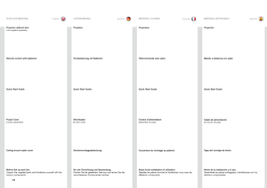 Page 1414
englishdeutschfrancaisespañolSUPPLIED MATERIAL
Proj\bctor without l\bnsLens.supplied .separately
LIEFERUMFANG MATERIEL FOURNISMATERIAL ENTREGADO
Proj\bktorProy\bctorProj\bct\bur
R\bmot\b control with batt\bri\bs
Quick Start Guid\b
Pow\br Cord(country .dependent)
C\biling mount cabl\b \Mcov\br
B\bfor\b S\bt up and Us\bUnpack.the.supplied.parts.and.familiarise.yourself.with.the.various.components .
F\brnb\bdi\bnung mit Batt\M\bri\bn
Quick Start Guid\b
Stromkab\bl(je .nach .Land)...