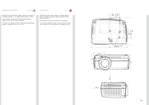 Page 4141
italianonorskMONTAGGIO A SOFFITTOTAKMONTASJE
300mm 
500mm 
Ceiling Mount Inter fa\fe
M6  Threa\bs
384,9 
111,8 94,3  15,5 
95 
82,5 
59,5 
53 
510
123,1 
163,3 
233
300mm 
500mm 
C
eiling Mount Inter fa\fe
M6  Threa\bs
384,9 
111,8 
94,3  15,5 
95 
82,5 
59,5 
53 
510
123,1 
163,3 
233
300mm 
500mm 
C
eiling Mount Inter fa\fe
M6  Threa\bs
384,9 
111,8 
94,3  15,5 
95 
82,5 
59,5 
53 
510
123,1 
163,3 
233
Il
.proiettore .può .essere .montato .al .soffitto, .utilizzando .un .supporto .di.montaggio...