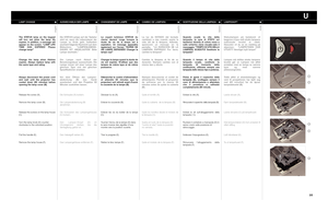 Page 3535
B
A
E
LAMPESKIFT
Statuslampen på tastaturet vil
begynne å lyse rødt straks lampens
maksimale levetid er nådd.
Dessuten vil du se en melding på
skjermen:  “LAMPETIDEN HAR
UTGÅTT! Vennligst bytt lampe!”
Lampen må skiftes straks lampens
levetid går ut. Lampen må alltid
erstattes med en lampe av samme
type og med samme
ytelsesangivelse.
Trekk alltid ut strømledningen og
vent til prosjektoren har kjølt seg
ned (60 minutter) før du åpner
lampedekselet (B).
Løsne skruen (A). 
Fjern lampedekselet (B).
Løsne...