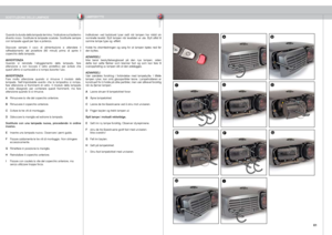 Page 61
italianonorsk
61

SOSTITUZIONE DELLE LAMPADELAMPEBYTTE
AB
IH
FE
DC
G
POWER
STATUS
POWER
STATUS
POWER
STATUS
POWER
STATUS
POWER
STATUS
POWER
STATUSPOWER
STATUS
POWER
STATUS
POWER
STATUS
POWER
STATUS
D
Quando la durata della lampada termina, l’indicatore sul tastierino diventa rosso. Sostituire le lampade scadute. Sostituirle sempre con lampade uguali per tipo e potenza.
Staccare  sempre  il  cavo  di  alimentazione  e  attendere  il raffreddamento  del  proiettore  (60  minuti)  prima  di  aprire  il...