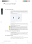 Page 28english
28User’s Guide - Advanced setupF35 User’s Guide - Advanced setup
6.3 Using dual head input
For extended flexibility to connect high resolution sources with a pixel clock over 165 MHz, 
the projector is supporting a dual head input mode. In this mode the left and \
right half of the 
image can be connected to the DVI 1/DVI 2 or HDMI 1/HDMI 2 interfaces respectively  
(Figure 6-1).  
To enable this mode, go to the menu INSTALLATION > DUAL HEAD SETUP. Side-by-side is 
the only available option at...