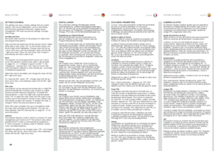 Page 6060
englishdeutschfrancaisespañol
SETTINGS SUB MENU
The settings sub menu contains settings that are system specific, and source independent, such as networking, and third party equipment interaction, display power management, PIN code and security settings, amongst other things .
set date and timeSet system date and time for the projector to utilise timer and programming options . 
Date and time are easiest set with the remote control  . Select either date or time, press “OK” on the remote control, and...