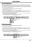 Page 3737
VIDEO SOURCE
DISPLAY MAIN MENU DISPLAY 1. Connect the video equipment to the PROJECTOR, and turn them on projector first.
2. Set MODE SELECT to VIDEO MODE.
3. Press the MENU BUTTON and the MAIN MENU DISPLAY dialog box will appear.
4. Press the POINT LEFT/RIGHT BUTTON(s) to select VIDEO SOURCE and press the SELECT (REAR CLICK) BUTTON.
Another dialog box VIDEO SOURCE DISPLAY will appear. The current VIDEO SOURCE is displayed in the  window.
5. Press the POINT DOWN BUTTON and a red arrow will appear.
6....