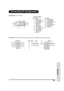 Page 60Appendix
59
Connecting Pin Assignments
DVI-D port: 25 pin connector
•  DVI Digital INPUT
RS-232C Port: 9-pin D-sub Female connector of the DIN-D-sub RS-232Cvt cable 
pin connector
   
Pin No. Signal Pin No. Signal
1 T.M.D.S data 2- 16 Hot plug detection
2 T.M.D.S data 2+ 17 T.M.D.S data 0–
3 T.M.D.S data 2 shield 18 T.M.D.S data 0+
4 Not connected 19 T.M.D.S data 0 shield
5 Not connected 20 Not connected
6 DDC clock 21 Not connected
7 DDC data 22 T.M.D.S clock shield
8 Not connected 23 T.M.D.S clock+
9...