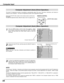 Page 3434
Computer Input
Computer Adjustment (Auto) (Menu Operation)
The Auto PC Adjustment function is provided to automatically adjust Fine sync, Total dots, Horizontal, and Vertical to
conform to your computer.  The Auto PC Adjustment function can be operated as follows.
Press the MENU button, and the main menu appears.  Select
the Computer Adjustment menu with the POINT UP/DOWN
button, and then press the POINT RIGHT button to enter the
sub-menu.
1
2
Choose the Auto PC Adj., and then press the SELECT button...