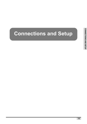 Page 1513
CONNECTIONS AND SETUP
Connections and Setup 