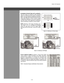 Page 463-23
blanKIng (ToP, boTT oM, lefT, and RIghT): 
Crop  the  image  as  desired  so  that  unwanted 
edges are removed from the display (changed to 
black—see	 right).	Blanking	 defines	the	size	 of	the	
Active Input Window, or area of interest. Range 
of adjustment depends on the source resolution 
and other factors. After adjustment of blanking it 
may be necessary to perform a source switch. 
noTe:  Blanking  a  PIP  image  resembles  zoom 
(see  Figure  3.14).  For  example,  left  Blanking 
zooms  the...