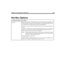 Page 337Chapter 18: Configuration Reference 223
Hot Box Options
Configuration OptionDescription
hot_boxDefines the mailboxes to which Amanda goes when she detects special PCPM tones. 
You can have up to 10  hot_boxes. For example, you can configure a hot_box to de-
tect connections from TDD machines for deaf communications. 
In most cases, only one hot_box is defined to detect fax tones and the remainder are 
unused. 
You provide a mailbox next to the corresponding PCPM code (12 to 21). The default 
mailbox is...