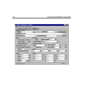 Page 134124 Installing Amanda@Work.Group/DOS 