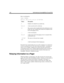 Page 156146 Administering Amanda@Work.Group/DOS
Here is an alternative:
Type: NORMAL
Method: 9W(4,T)%V,,W(3,P)-%U*%M*%N#-
Remember that Amanda defines the successful completion of a notification 
record as reaching the end of the token string successfully—not getting an 
answer. If, for example, a paging server answers but does not provide a 
recognizable progress tone, Amanda might prematurely abort execution of 
the string. The call was answered, but the execution of the tokens was 
incomplete. Therefore,...