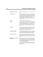 Page 234224 Administering Amanda@Work.Group/DOS
alphanumeric characterA letter from the alphabet (A–Z, a–z), a space, or a digit 
(0–9).
analog telephoneSingle line telephone or 2500 set (as opposed to digital), 
the type of telephone most often seen in residential units. 
In a commercial setting, analog phones must be connect-
ed to analog (single line) ports (jacks) which can be lim-
ited or unavailable. All telephone ports must be 
connected to analog (single line) ports off the telephone 
switching system....