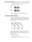 Page 255Appendix D: Installing RDSP/RTNI Boards 245
The jumper block for the DSo MVIP stream is labeled W2. It is below the MVIP con-
nector and the W1 block if the bracket is to your right.
2. The settings should be as shown below:
3. Only the first pin position should be closed with a shorting jumper. 
C
AUTION:Do not add or remove shorting jumpers while power is applied 
to the board.
Configuring the MVIP Termination
Each RDSP/x000 can terminate the C2 MVIP and C4 MVIP bus signals. In a series of 
boards that...