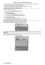 Page 116Chapter 4 Settings — [PROJECTOR SETUP] menu
116 - ENGLISH
 fFor continued use longer than 24 hours, set [BRIGHTNESS CONTROL  SETUP] to [CALIBRATION TIME], or set [LAMP RELAY] 
(x   page   113). If it is not set, correction will not be performed automatically.
 fThe [CALIBRA

TION TIME] setting will be reflected at the time when you enter the time.
 fThe [CALIBRA

TION MESSAGE] setting will be reflected at the time when items are switched using  qw.
Displaying [BRIGHTNESS CONTROL STATUS]
Display the...