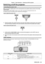 Page 55Chapter 3 Basic Operations — Switching on/off the projector
ENGLISH - 55
Switching on/off the projector
Connecting the power cord
Make sure that the supplied power cord is securely fixed to the projector body to prevent it from being 
removed easily.
Confirm that the  switch is on the  side before connecting the power cord.
For details of power cord handling, refer to “Read this first!” (x page 5).
How to attach the power cord
1) Check the shapes of the  terminal on the side of the projector and the...