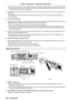 Page 186Chapter 5 Maintenance — Maintenance/replacement
186 - ENGLISH
 fIf you loosen the lamp unit cover fixing screw with the projector installed upward in the vertical direction, the 
lamp unit cover may open on its weight and may drop of
f. Support the lamp unit cover with your hand when 
you loosen the lamp unit cover fixing screw.
ii)
 
Hold the lamp unit cover securely and slide it in the direction of the arrow , and then remove it by pulling it out 
backwards.
 f Since the fan and other components are...