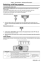 Page 45Chapter 3 Basic Operations — Switching on/off the projector
ENGLISH - 45
Switching on/off the projector
Connecting the power cord
Make sure that the supplied power cord is securely fixed to the projector body to prevent it from being 
removed easily.
Confirm that the  switch is on the  side before connecting the power cord.
Use the power cord matching with the power supply voltage and the shape of the outlet.
For details of power cord handling, refer to “Read this first!” (
x page 4).
Attaching the power...